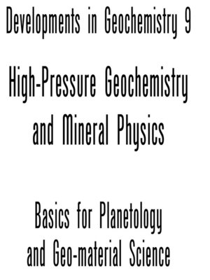 cover image of High Pressure Geochemistry & Mineral Physics